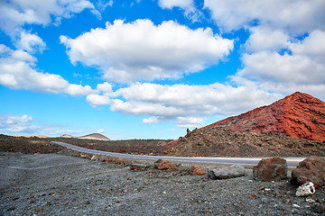 Image showing Beautiful landscape of Lanzarote Island