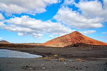 Image showing Beautiful landscape of Lanzarote Island