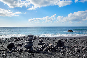 Image showing Beautiful landscape of Lanzarote Island