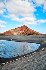 Image showing Beautiful landscape of Lanzarote Island