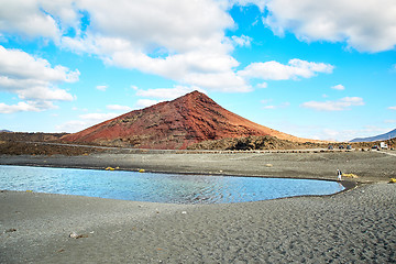 Image showing Beautiful landscape of Lanzarote Island