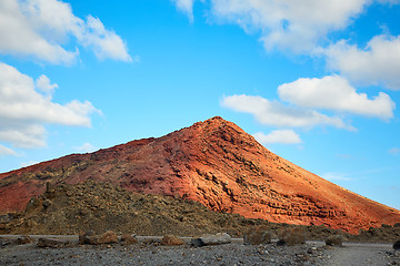 Image showing Beautiful landscape of Lanzarote Island