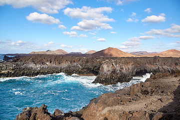 Image showing Beautiful landscape of Lanzarote Island