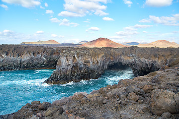 Image showing Beautiful landscape of Lanzarote Island