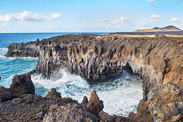 Image showing Beautiful landscape of Lanzarote Island