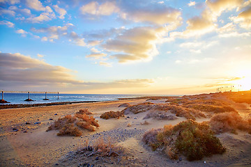 Image showing Beautiful landscape of Lanzarote Island