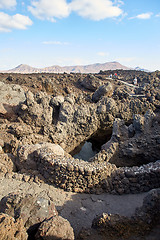 Image showing Los Hervideros, Lanzarote Island, Canaries