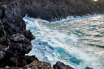 Image showing Beautiful landscape of Lanzarote Island