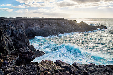 Image showing Beautiful landscape of Lanzarote Island