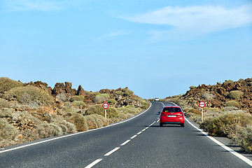 Image showing Landscape of Lanzarote Island, Canaries