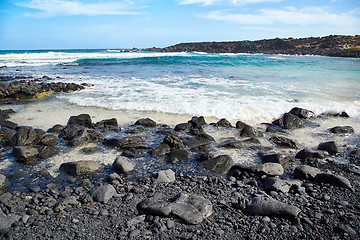 Image showing Landscape of Lanzarote Island, Canaries