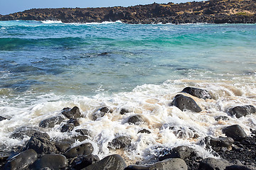 Image showing Landscape of Lanzarote Island, Canaries