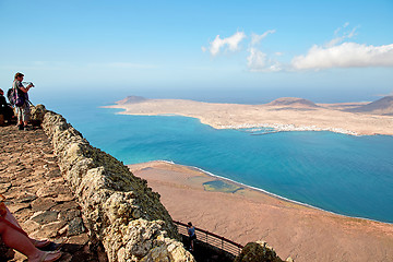 Image showing View of Graciosa Island