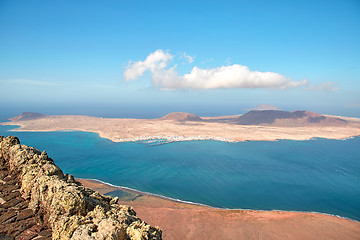 Image showing View of Graciosa Island