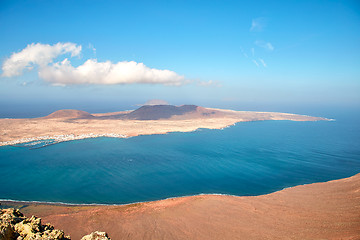 Image showing View of Graciosa Island