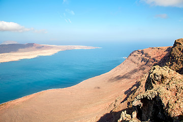 Image showing View of Graciosa Island