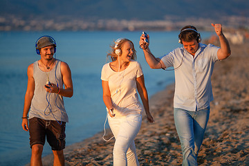 Image showing Enjoying life with rhythms of music