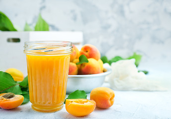 Image showing apricot juice