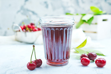 Image showing cherry juice