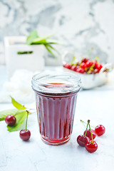 Image showing cherry juice