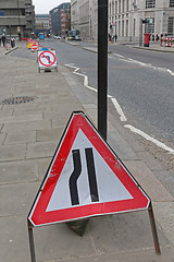 Image showing Road Works London