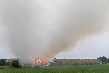 Image showing Smoke Fire