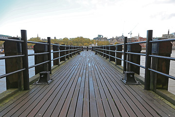 Image showing Wooden Pier