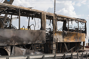 Image showing Coach Cabin Fire