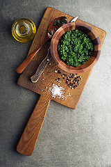 Image showing Healthy pesto