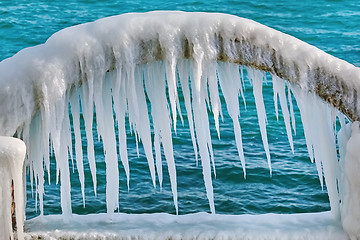 Image showing Icy Arch with Icicles