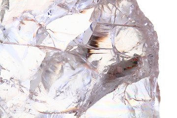 Image showing white crystal mineral texture