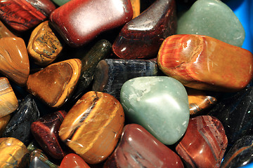 Image showing color gems mineral collection 