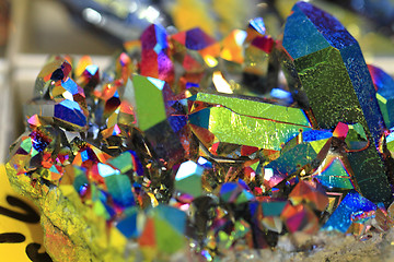 Image showing rainbow crystal texture