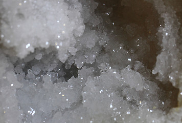 Image showing white crystal mineral texture