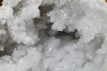 Image showing white crystal mineral texture