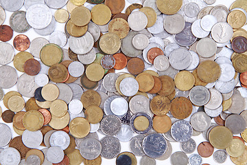 Image showing old world coins texture