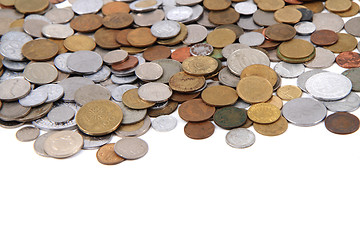 Image showing old world coins texture