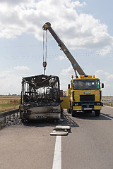 Image showing Crane Recovery Bus