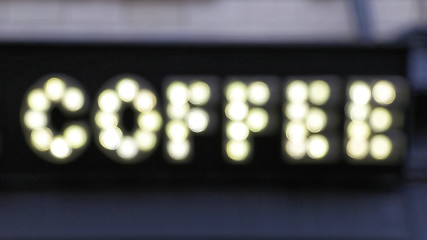 Image showing Blurry Coffee