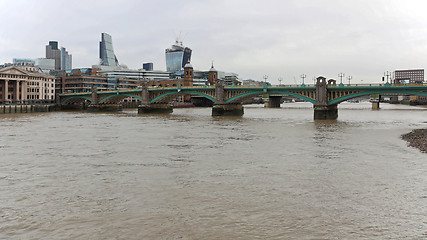 Image showing London Southwark Bridge