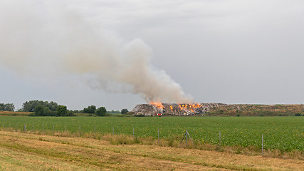 Image showing Landfill Fire