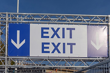 Image showing Exit