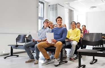 Image showing group of students in lecture hall