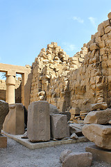 Image showing Ancient ruins of Karnak Temple, Luxor, Egypt