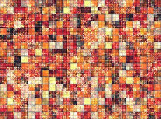 Image showing Bright background with mosaic pattern
