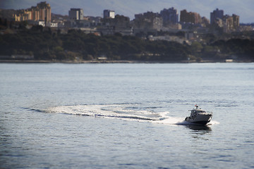 Image showing Motor boat