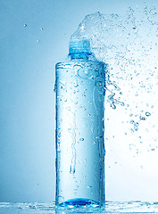 Image showing close up of water bottle