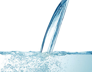 Image showing fresh pouring water