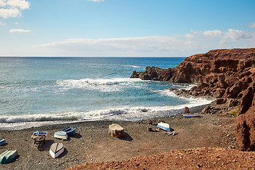 Image showing Beautiful landscape of Lanzarote Island