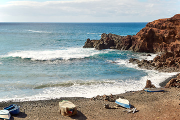 Image showing Beautiful landscape of Lanzarote Island